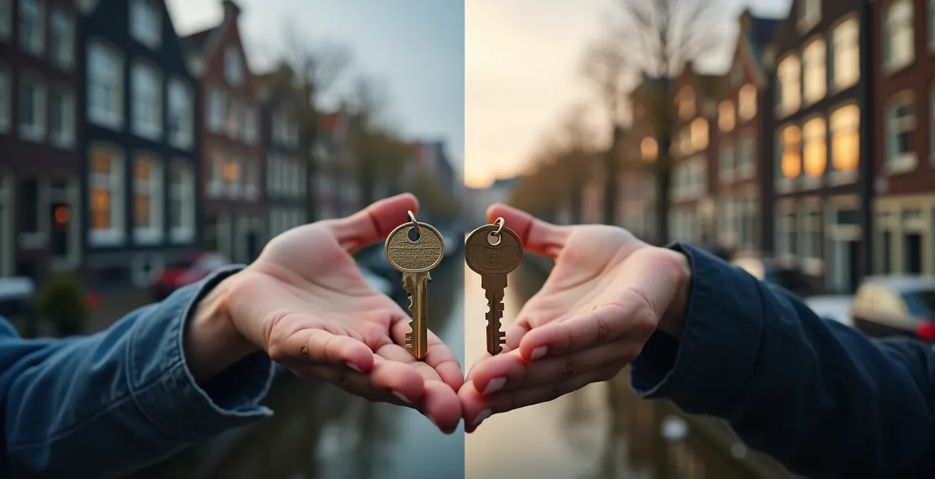 Visuele vergelijking van huurprijzen tussen Amsterdamse wijken met focus op betaalbare gebieden