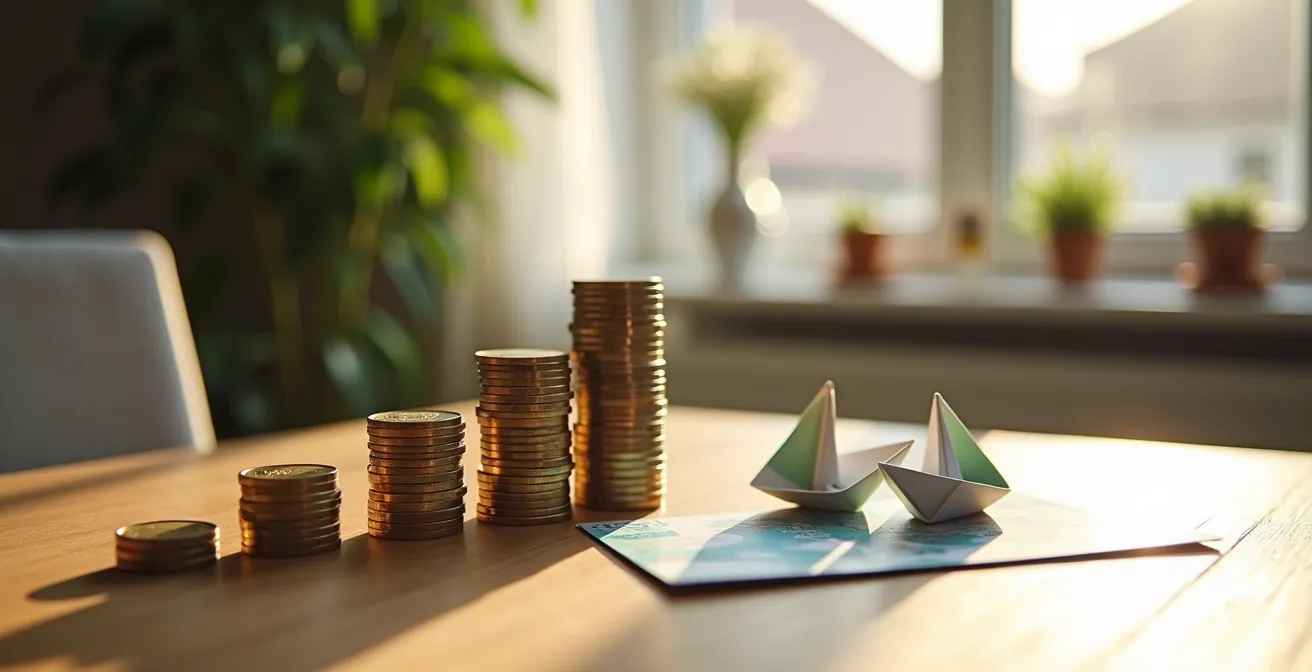 Visuele weergave van besparingsmogelijkheden op maandelijkse kosten voor Nederlandse gezinnen