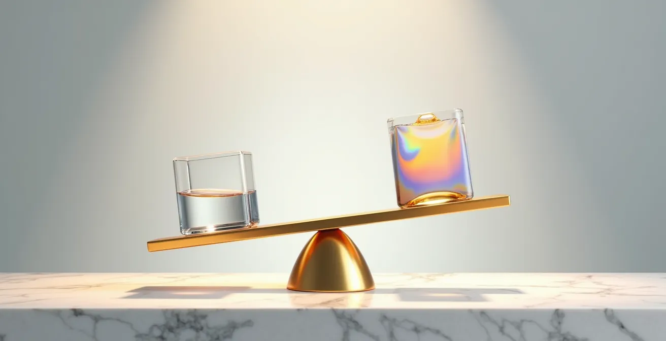 Visuele vergelijking tussen deposito en indexfonds opties voor 10.000 euro belegging