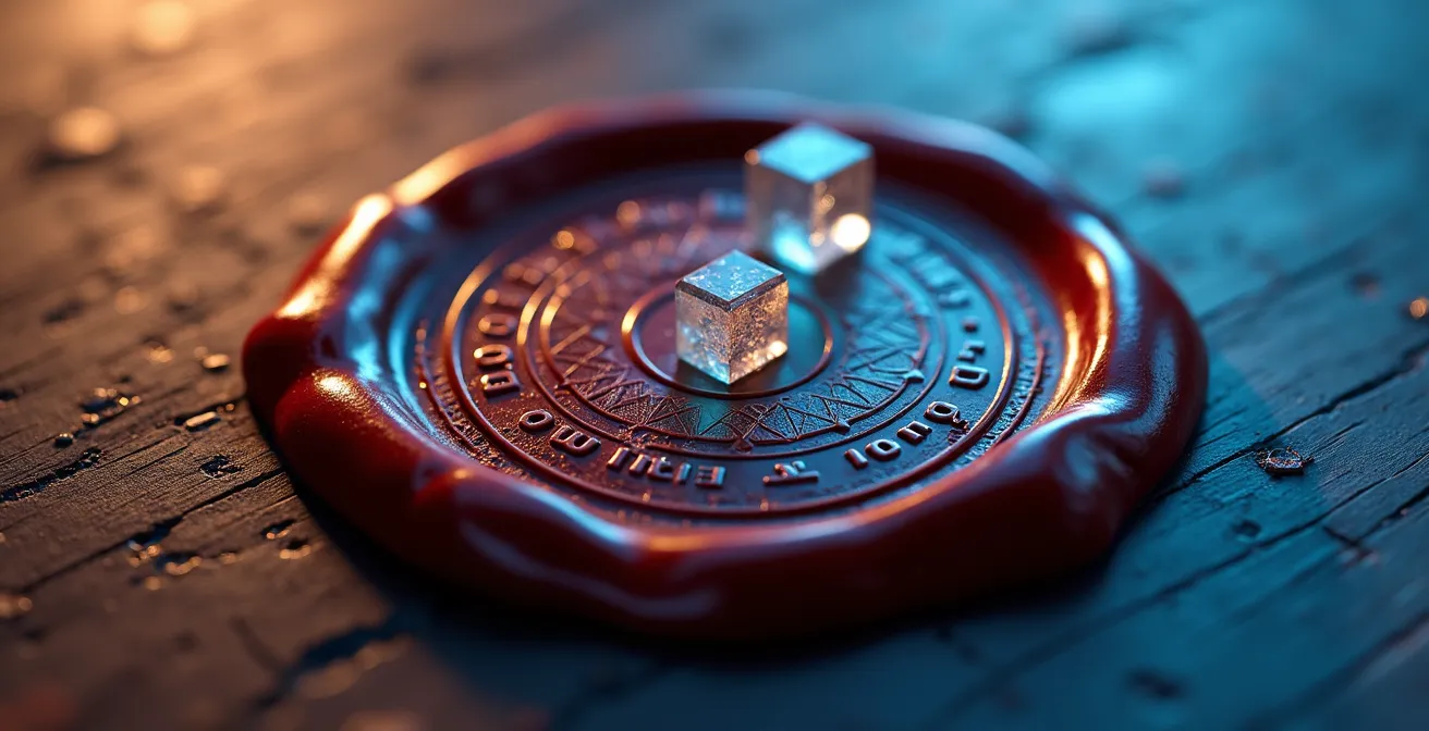 Hybride model van traditioneel kadaster naast blockchain registratie