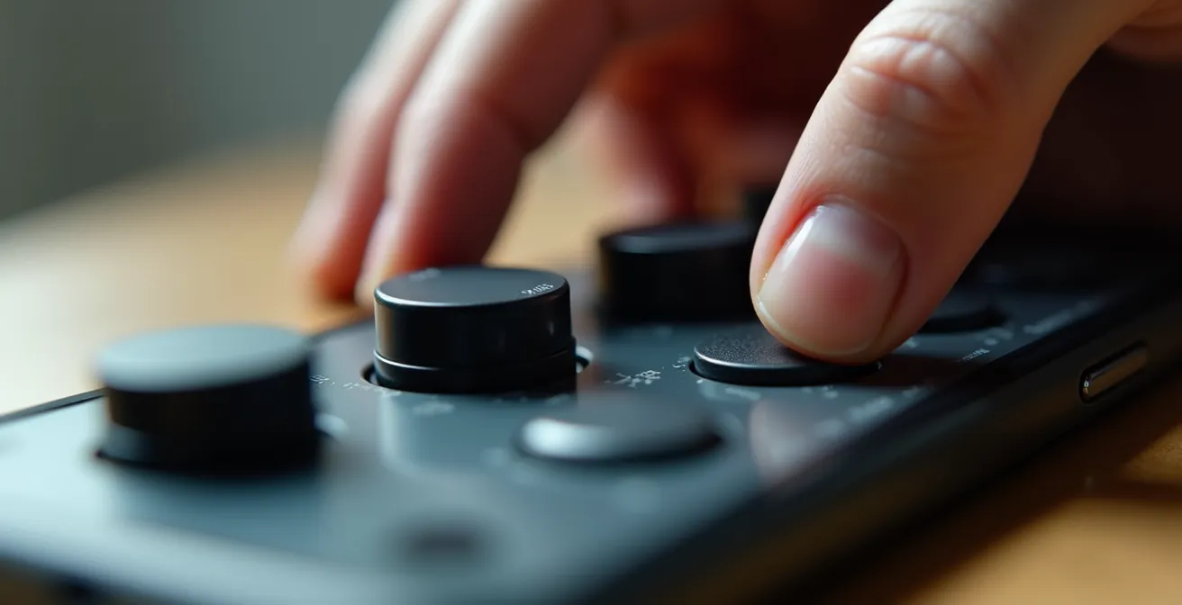 Close-up van handen die privacy-instellingen aanpassen op smartphone